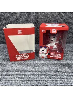 Coca-Cola Polar Bear YOUTOOZ #1 Vinyl Figure On Raft Tube Collectible Coke